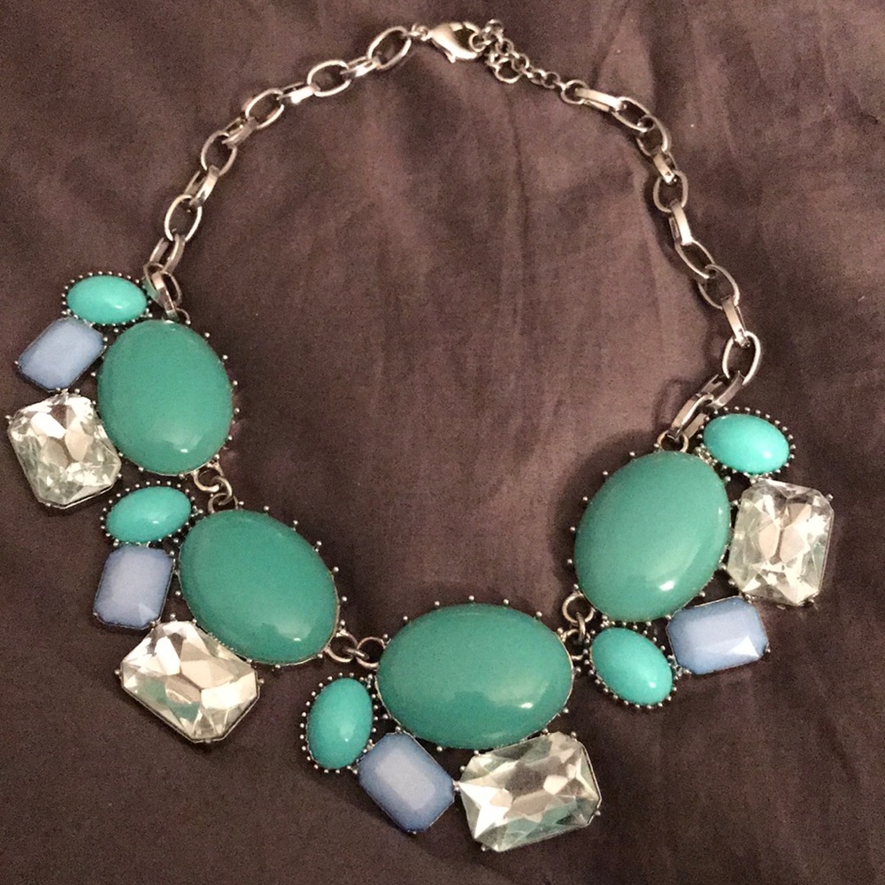 Banana Republic Turquoise, Blue and CZ Statement